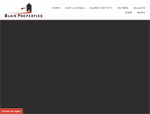Tablet Screenshot of blairproperties.net